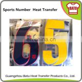 Made in China sport custom design heat transfer on garment