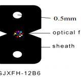 Indoor Flat Drop Cable GJXFH-12 Cores thumbnail-1