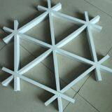 Cell Grid Decorative For Supermarkets / Shopping Malls Suspended Aluminum Grilles Ceiling Open thumbnail-3