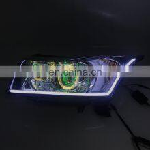 Xenon Headlight Projector Lens Angel Eye Led Drl Daytime Running Light Evil Eye Turn Signal for Chevrolet Cruze 2009-2014 thumbnail-4