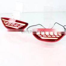 Rear Bumper Reflector Light LED Dynamic Turn Signal Third Brake Light for Hyundai Accent 2012-16 thumbnail-1