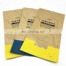 Hot Sale Custom Printed Paper Bags Factory Supply Flat Paper Bags Security Three Side Seal Paper Bags With Window thumbnail-3