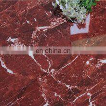 Super Market House Flooring Usage and Red Marble Feature Polished Glossy Granite Imitating Porcelain Tiles