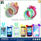 Flexible Round Design Cute Rabbit Ear Universal Silicon Bumper for Iphone 6 6s Quality Choice thumbnail-3