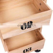 K&B Cheap Wholesale New Wood Modern and Elegant Drinks Trolley Vintage thumbnail-4