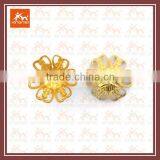 Bead Caps Brass Filigree thumbnail-1