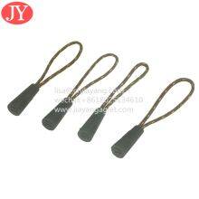 Custom Rubber PVC Zipper Puller 3mm Polyester Rope With Zipper Head Zipper Slider Cords thumbnail-4