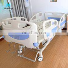 Loading Bearing 250kgs Metal Bed Surface Cheap 4 Crank Medical Bed 5 Function Nursing Patient Hospital Bed With Mattress thumbnail-4
