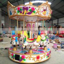 Theme Park Attractive Mini Carousel Cheap Carousel Merry go Round for Sale thumbnail-1
