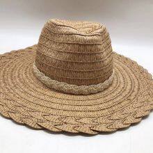 Summer Men's and Women's Big Brim Straw Hat Outdoor Sun Hat Sunscreen Hat thumbnail-2