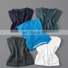 Quick Dry Round Neck Sports Gym Shirt Short Sleeve Solid Color Casual Men's T-Shirt Running Training Wear Clothing thumbnail-5