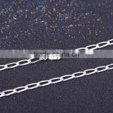 2015 Funky Chains Rhodium Plated Brass Chain Beautiful Ellipse Necklace thumbnail-4