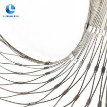 Hot Dipped Galvanized Steel Wire Rope Mesh/low Carbon Zoo Rope Mesh With High Quality for Sale thumbnail-2