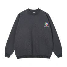 Fashionable 3D Printed Cotton French Terry Crew Neck Sweatshirt thumbnail-3