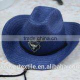 Promotion for Summer Sunshade Protection Straw Hat Wholesale Customized Cowboy Hat Unisex thumbnail-2