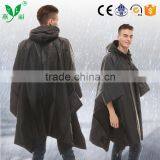 YANLI Unisex Durable 100%waterproof Adult Poncho Raincoat thumbnail-3