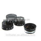Drop Shpping Custom Speed Knobs Volume Tone Control Acrylic Buttons Replacement Guitar Parts Black thumbnail-2