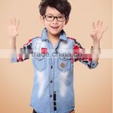 Handsome Boy Clothing Newest Jean T-shirts 2014 Kids Clothes