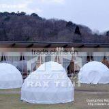 Geodesic Dome Tent Event Dome Tent White PVC Cover 8m Diameter UV-protection for Sale thumbnail-6