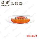 Amber Chrome Housing PC Lens Super Bright Factory Direct Sale Led Side Marker Lamp
