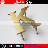 Custom Top Quality Titanized Stainless Steel Letter Sign