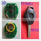 Tongda High quality 3/5 series transponder chip key with 315mhz/433mhz.