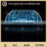 Acrylic Led Sign Base With Different Colors, Custom Edge Lit Acrylic Signs With LED Lights thumbnail-1