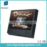 Indoor 10 Inch Advertising Screen With Built-in Barcode Reader
