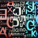 Fashion Leather With Design Flock Fabric Use for Bag