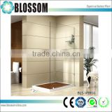 customized frameless adjustable glass shower door