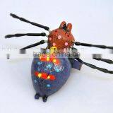 4 Inch Spider Plastic Kids Pull String Insect Toys for Wholesale, Halloween Pull Toy From China thumbnail-2