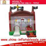 Moonwalk Games With Cartoon/safe Slide Bouncer Castle/inflatable Pirate Combo Bouncer thumbnail-1