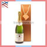 Paper Champagne Bottle Gift Bag