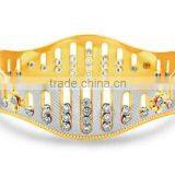 18 K YELLOW DIAMOND BANGLES thumbnail-1