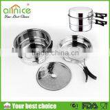 Multipurpose Korean Outdoor Cooking Pot Set /stainless Steel Soup Pot/ Stainless Steel Frying Pot
