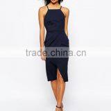 Wholesale Summer Latest Black Spaghetti Women Mini Dress thumbnail-2