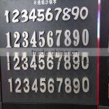 3d Diversiform Metal Steel Numbers Sign thumbnail-1