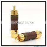 Audio Gade Gold Plated RCA Connector Plug Phono Jack HIFI CD Player Tube Amplifier