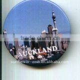 Pin Button Badge With a City