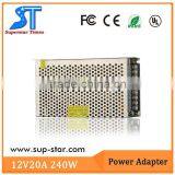 12V 20A 240W power supply adapter for RC lipo Battery chargers