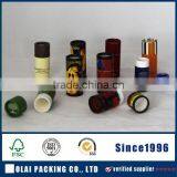 round cylindrical cardboard box with clear pvc window