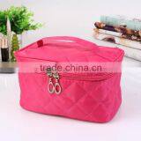2016 Beauiful Cusmetic Bags Pure Color Middle Size Nylon Lady Handbags thumbnail-4