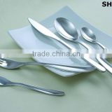 High class stainless steel cutlery for restaurant