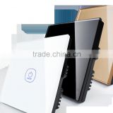 Smart home system touch screen wall switch, electrical wall switch prices, zigbee wall switch
