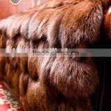 Custom Real Fox Fur Patchwork Blanket Plush Fur Bedding Necessaries thumbnail-4