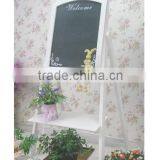 Outdoor Solid Wood Folding Ads Display Blackboard Shelf thumbnail-3