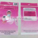 Full Color Printing BOPP Header Card Bag For Mask Packaging