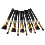 Professional Makeup Brushes Set Premium Cosmetics Synthetic Kabuki 10pcs Quality Choice thumbnail-3