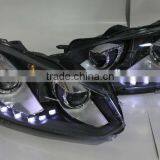 ShengWell Auto Factory car headlight Golf 6 with DRL ,HID GTI R20 golf 6 headlight