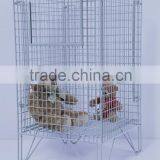 Wire Storage Basket/ Metal Wire Mesh Powder Coating Basket thumbnail-2